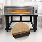Thumbnail image #4 for Marra Forni ELST73-36/1 Single-Deck Stackable Electric Deck Oven with Programmable Touchscreen and 73" x 36" Refractory Stone Hearth