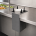 Thumbnail image #3 for Atlas Metal Drop-In Unheated Oval Platter Dispenser, Open Frame, Stainless Steel