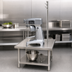 Thumbnail image #3 for Advance Tabco 30-Inch x 24-Inch Stainless Steel Equipment Stand with Utensil Rack and Adjustable Undershelf