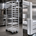 Thumbnail image #3 for Panco Mobile Full-Height Side-Load Open-Sided Oven Rack for 20 18 x 26-Inch Pans