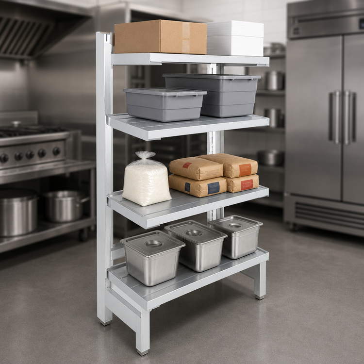 Product image #3 for Channel Manufacturing SC2448 Solid Aluminum Cantilevered Shelf