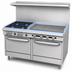 Thumbnail image #3 for Southbend S-Series 60-Inch Gas Restaurant Range with 2 Open Burners, 48-Inch Thermostatic Griddle, and 2 Convection Ovens
