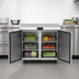 Thumbnail image #2 for Atosa 36-Inch Two-Section Undercounter Reach-In Refrigerator with Solid Doors, 8.6 Cu. Ft.
