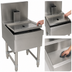 Thumbnail image #3 for Spec-Bar 24-Inch x 19-Inch Freestanding Stainless Steel Beer Drainer with Removable Insert