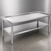 Thumbnail image #3 for Eagle Group 24-3/8 Inch Stainless Steel Griddle Equipment Stand with Adjustable Undershelf