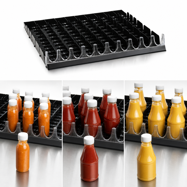 Product image #3 for Commercial Bottle Organizer for 12-, 14-, and 16-oz Bottles