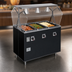 Thumbnail image #3 for Vollrath 2-Series Affordable Portable Deluxe 4-Well Mobile Hot Food Station with Buffet-Style Breath Guard