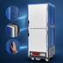Thumbnail image #3 for Metro C5 3 Series Full-Height Mobile Moisture Heated Holding and Proofing Cabinet with Blue Insulation Armour and Dutch Insulated Aluminum Doors