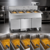 Thumbnail image #3 for Imperial 5-Battery Electric Floor Fryer with Built-In Filter System and Dump Station, 75 lb. Capacity per Tank