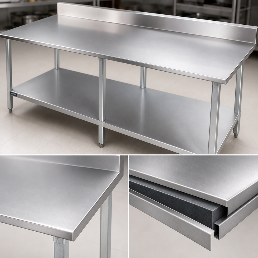 Reinforced Stainless Steel Top