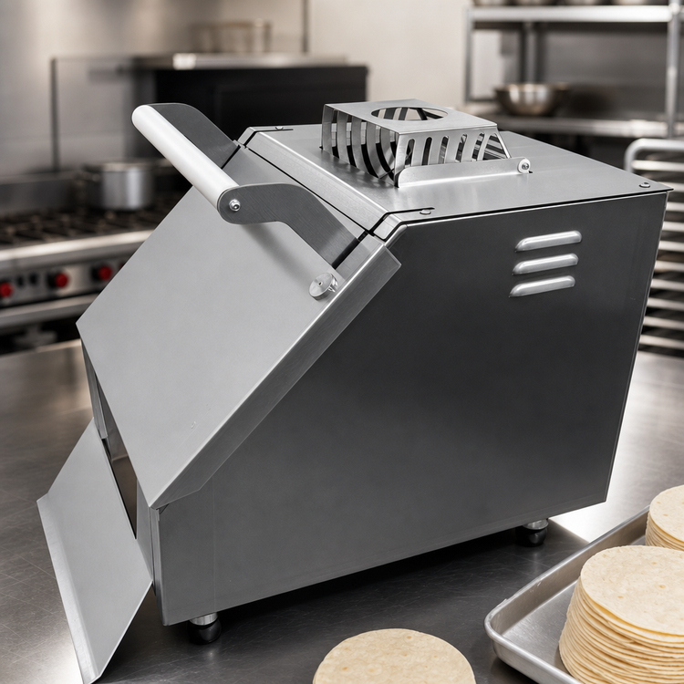 Product image #3 for Somerset SEP-790 Automated Electric Tabletop Tortilla Press, 14-Inch Diameter, 220V