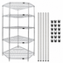 Thumbnail image #3 for Quantum 36 x 18 Inch Chrome Plated 5-Shelf Wire Shelving Starter Kit