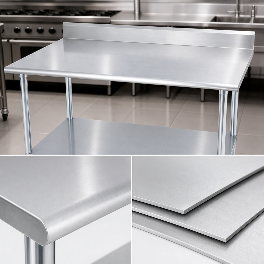 Reinforced Stainless Steel Top