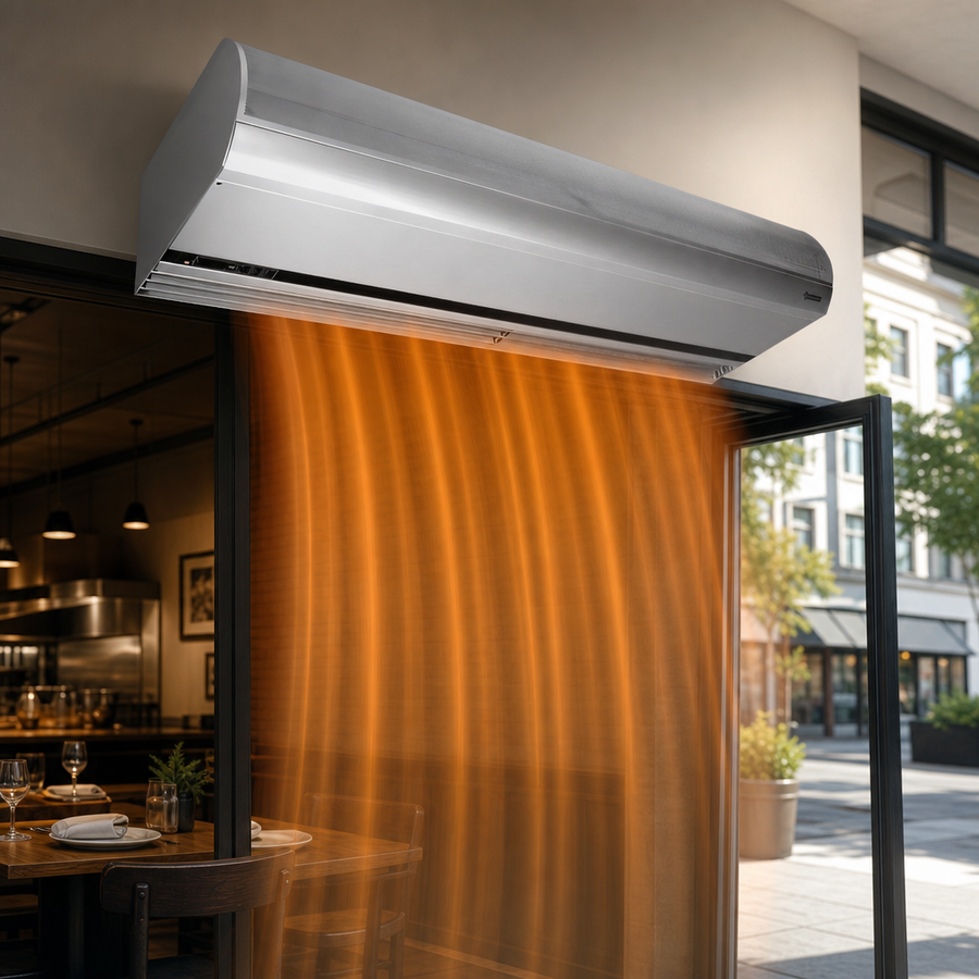 Electric Heated Air Curtain