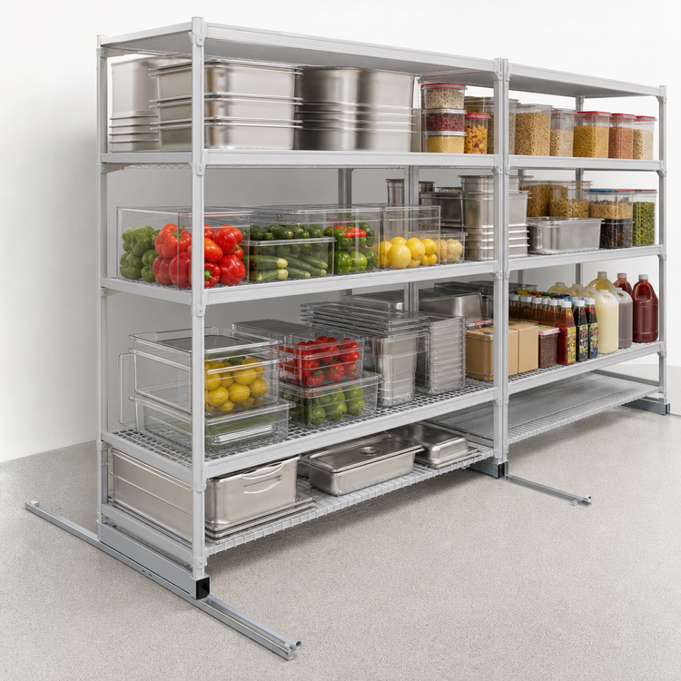 Product image #3 for Eagle Group Floor-Trak Double-Deep 10-Foot Aluminum Floor Track Kit