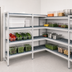 Thumbnail image #3 for Fermostock 4-Tier Corner Expansion Polymer Shelving Unit, 64