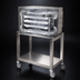 Thumbnail image #3 for AccuTemp Connected Evolution Boilerless Convection Steamer, 1 Compartment, 3-Pan Floor Model with Stand