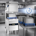 Thumbnail image #3 for Blakeslee D-18-3 Hood-Type High-Temp Dishwasher, 30 Racks/Hour, 3-Phase