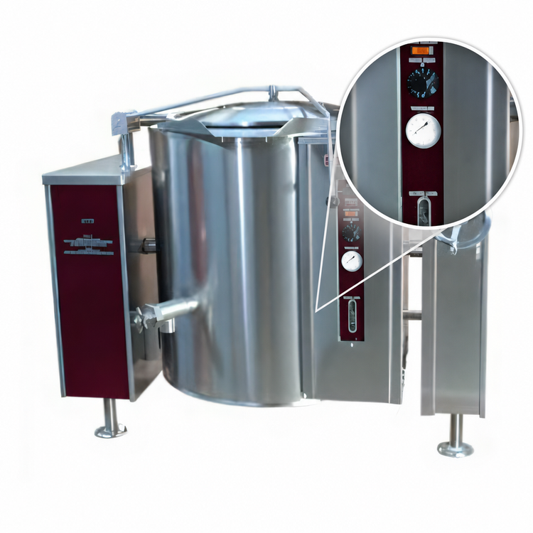 Product image #3 for Crown GLT-40F 40 Gallon Full-Jacket Tilting Gas Kettle