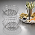 Thumbnail image #3 for American Metalcraft 12-Inch Round Stainless Steel Wire Serving Basket