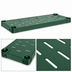 Thumbnail image #3 for Quik-Set Louvered Solid Shelf, 36 x 18 Inches, 14-Gauge Galvanized Steel, Green Epoxy Finish