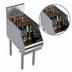 Thumbnail image #3 for Krowne Royal Series Freestanding Stainless Steel Underbar Liquor Bottle Display Unit, 12 x 24 Inches, 12-Bottle Capacity