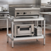 Thumbnail image #3 for New Age Stationary Aluminum Equipment Stand with 2 Adjustable Solid Shelves, 30 x 18 x 30 Inches