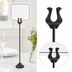 Thumbnail image #3 for American Metalcraft 18-Inch Black Metal Harp Weighted Tabletop Number Stand