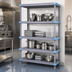 Thumbnail image #3 for Quantum Millenia 36 Inch Wide x 21 Inch Deep x 86 Inch High Polymer Starter Shelving Unit with 4 Shelves
