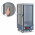 Thumbnail image #3 for Metro C5 3 Series 3/4 Height Heated Holding and Proofing Cabinet with Clear Polycarbonate Door, Gray Insulation Armour, Low Watt, Mobile