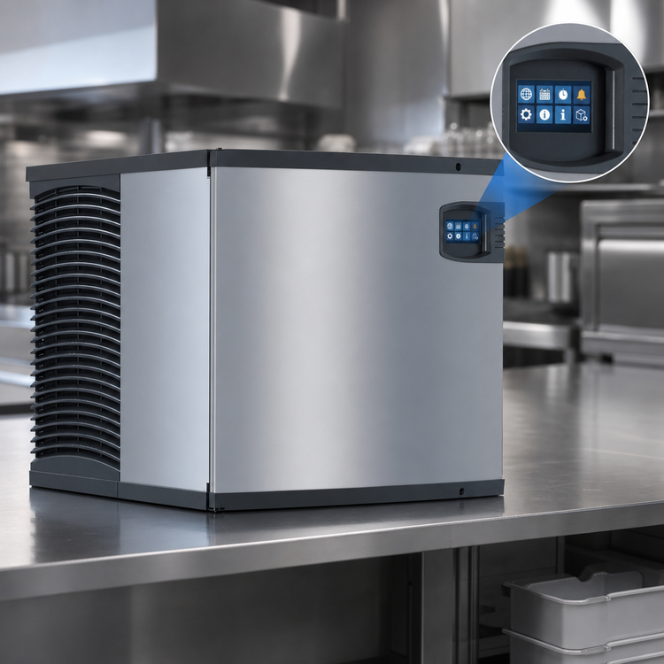 Product image #3 for Manitowoc Indigo NXT IDT0420W Water-Cooled Self-Contained Dice Cube Ice Machine, 454 lb/24 Hr