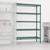 Thumbnail image #3 for Eagle Group Valu-Gard 5-Tier Add-On Wire Shelving Unit, 36 x 24 x 86 Inches, Green Epoxy
