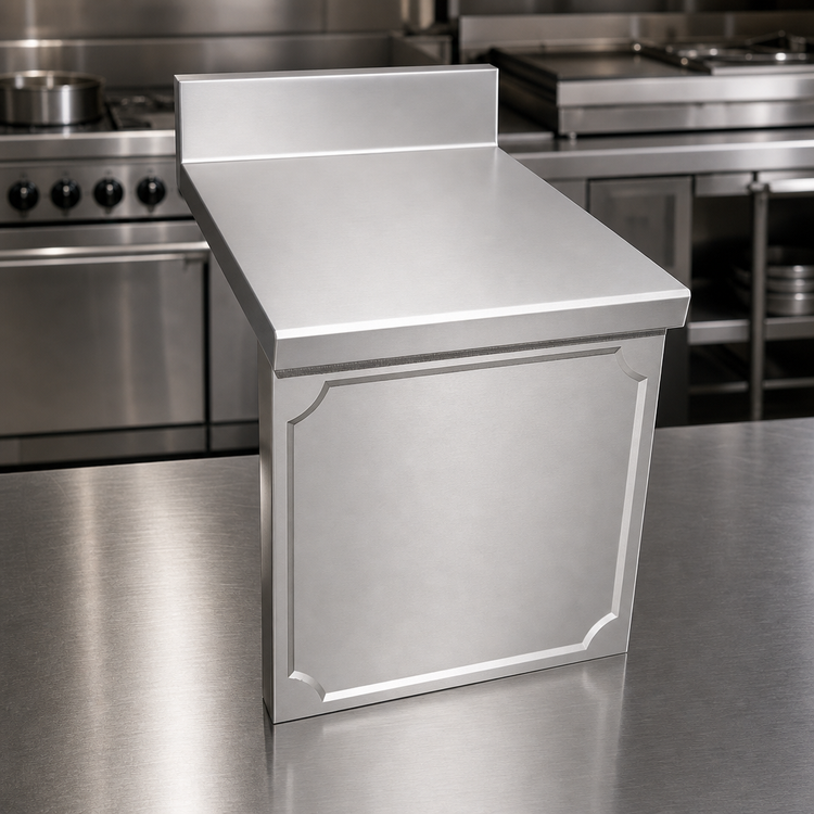 Product image #3 for La Rosa 24-Inch 304 Stainless Steel Top Extension Filler Piece with Panel