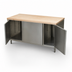 Thumbnail image #3 for BK Resources Dual-Access Chef Table with Hard Maple Top and Cabinet Base, 72W x 36D