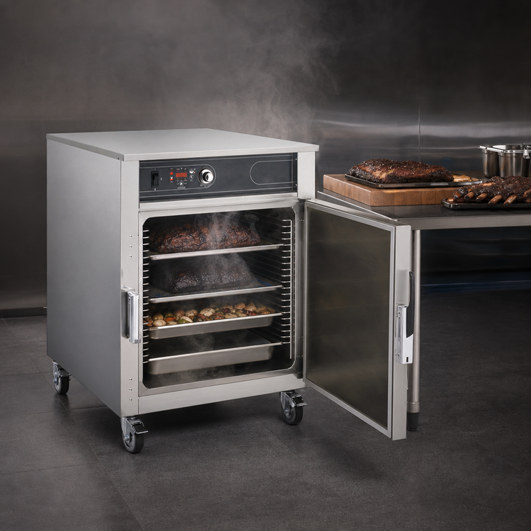 Product image #3 for G2 Series Half-Height Mobile Low Temp Cook & Hold Smoker Cabinet Oven, 3 Sheet Pan / 6 Hotel Pan Capacity