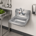 Thumbnail image #3 for John Boos Pro-Bowl Wall-Mount Stainless Steel Hand Sink with Included Faucet, 14 x 10 x 5-Inch Bowl