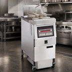 Thumbnail image #3 for Henny Penny OFE321.03 Heavy-Duty Floor Model Electric Open Fryer, 1 Well, 65 lb Oil Capacity, Computer Controls, Stainless Steel