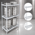 Thumbnail image #3 for John Boos Aluminum Keg Rack, 42 x 20 x 76 Inches, 4-Keg Capacity