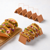 Thumbnail image #3 for American Metalcraft Terra Cotta Melamine 5-Compartment Taco Holder