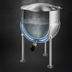 Thumbnail image #3 for Groen FT-60 60-Gallon Direct Steam 2/3-Jacketed Steam Kettle with Tri-Leg Base