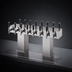 Thumbnail image #3 for Perlick Back-to-Back Bridge Tee Countertop Glycol-Cooled Draft Beer Tower, 24 Faucets