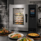 Thumbnail image #3 for Lainox Naboo 5.0 NAE061B Electric Combi Oven, 6 x 1/1 GN, Direct Steam, Touchscreen Controls