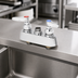 Thumbnail image #3 for T&S Brass B-1100-LN Deck-Mount Workboard Faucet, Less Nozzle, 3-1/2-Inch Centers