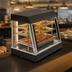 Thumbnail image #3 for Vollrath HFM-26 Countertop Self-Service Hot Food Merchandiser with Angled Illuminated Display and 3 Adjustable Shelves