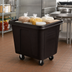 Thumbnail image #3 for Rubbermaid Commercial Products Mobile Open-Top Cube Truck Prep Cart, Metal Frame, 12 Cu. Ft., 400 lb. Capacity, Black