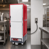 Thumbnail image #3 for Metro C5 3 Series Red Insulation Armour Full-Height Mobile Heated Holding and Proofing Cabinet with Dutch Aluminum Doors, 1440W