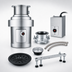 Thumbnail image #3 for InSinkErator SS-200 2 HP Complete Commercial Food Waste Disposer Package with #7 Collar Adaptor and CC-202 Control Center