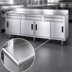 Thumbnail image #3 for Advance Tabco 96-Inch x 30-Inch 14-Gauge 304 Stainless Steel Enclosed Work Table with 5-Inch Backsplash