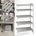 Thumbnail image #4 for Camshelving® Premium 5-Shelf Vented Add-On Unit — 24 Inches Deep x 36 Inches Long x 72 Inches High (Speckled Gray)
