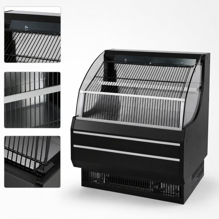 Product image #3 for Turbo Air Wire Security Cover for TOM-30LW-N / TOM-30LB-N Open Display Merchandisers